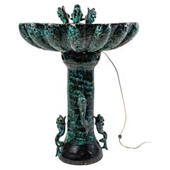 Decorative Fountain in Faience