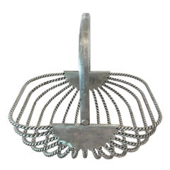 Decorative French 1950s Metal Trug