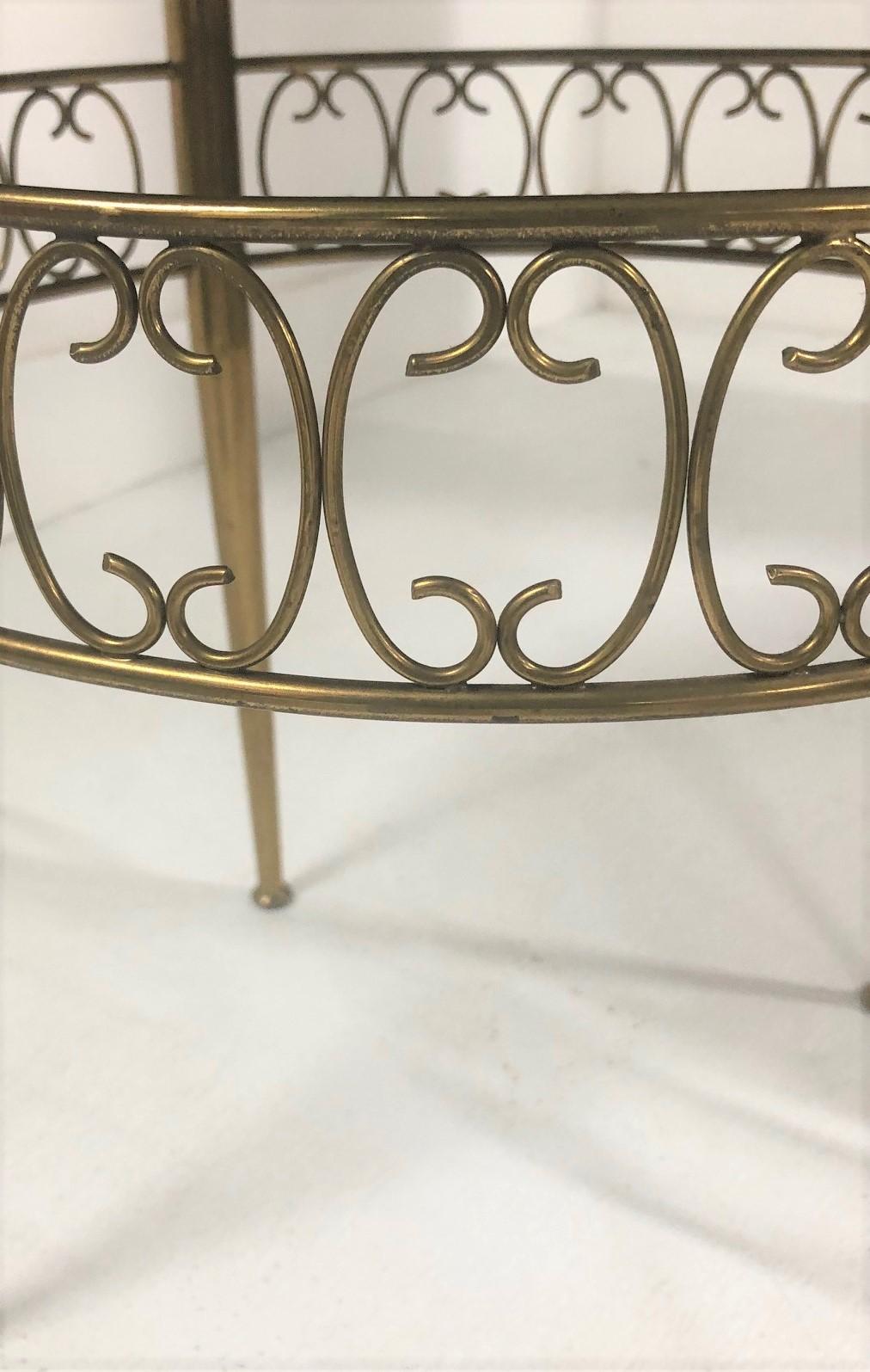 Decorative French Bronze Bench In Good Condition For Sale In New York, NY
