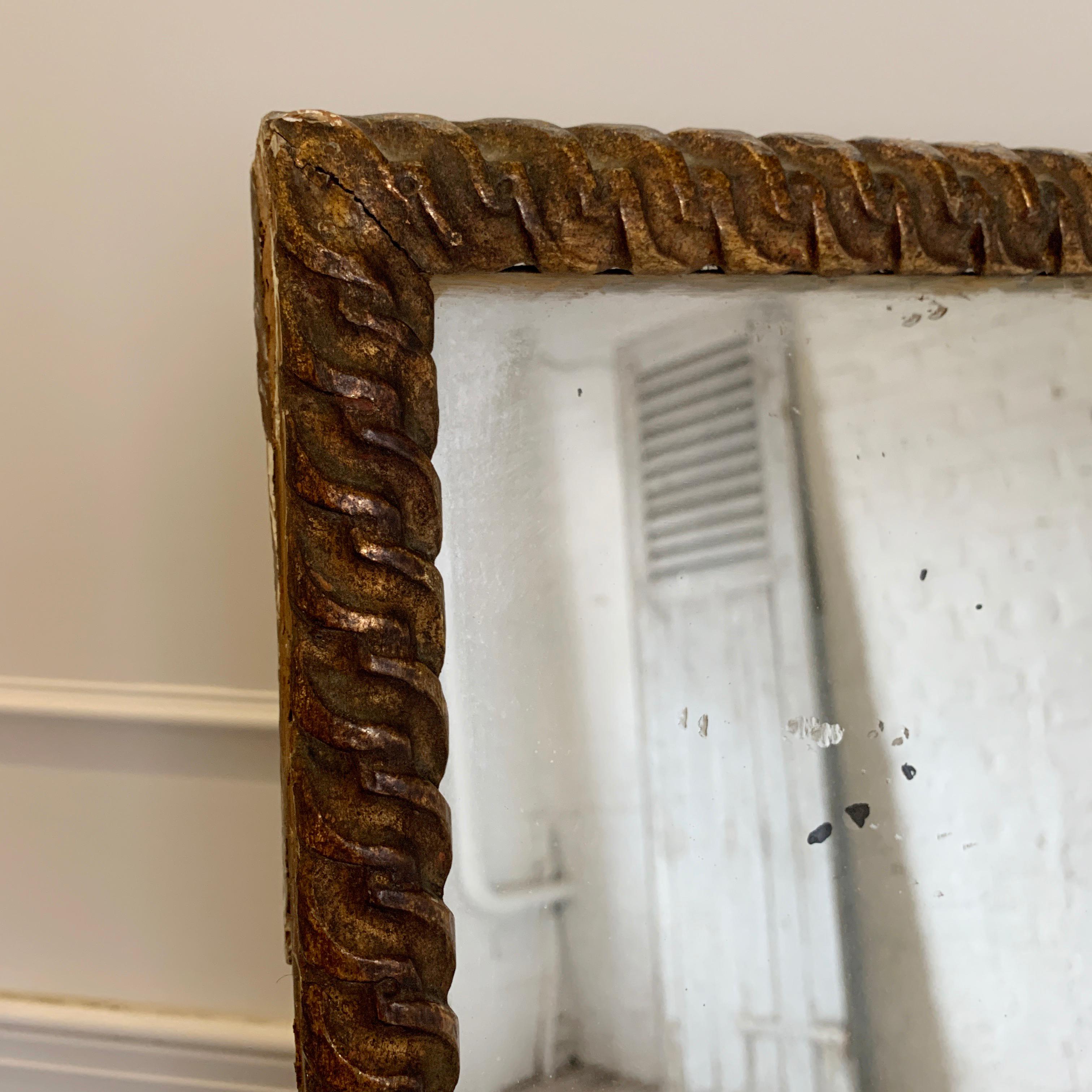 Decorative French Gilt Mirror, 1900s 1