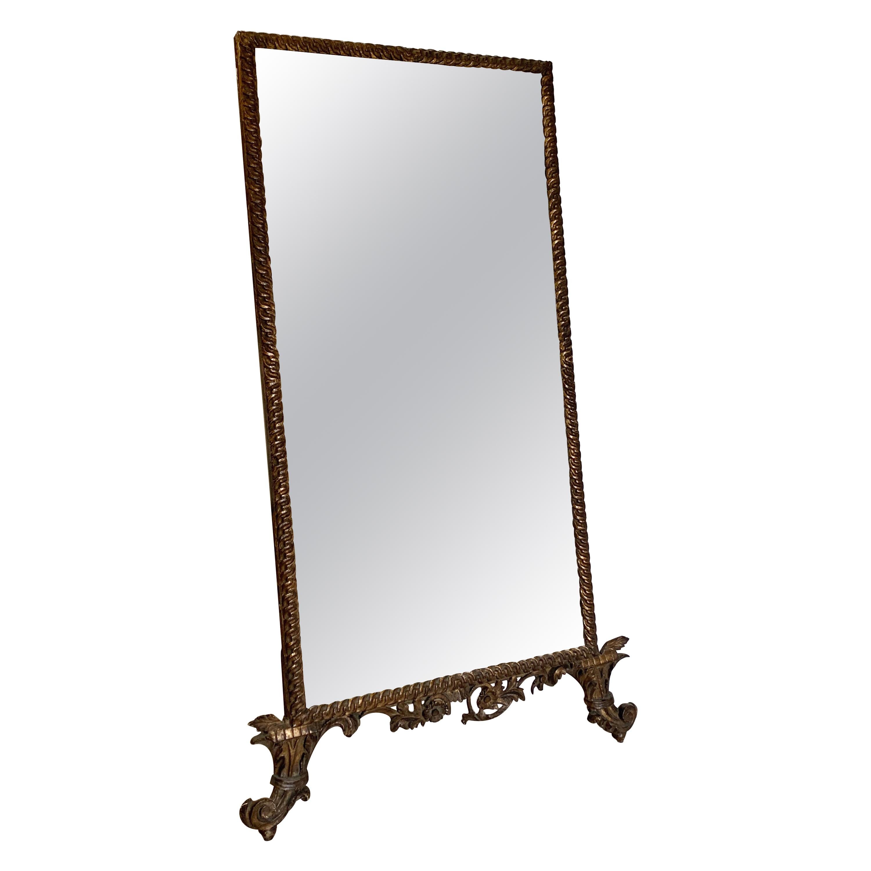 Decorative French Gilt Mirror, 1900s