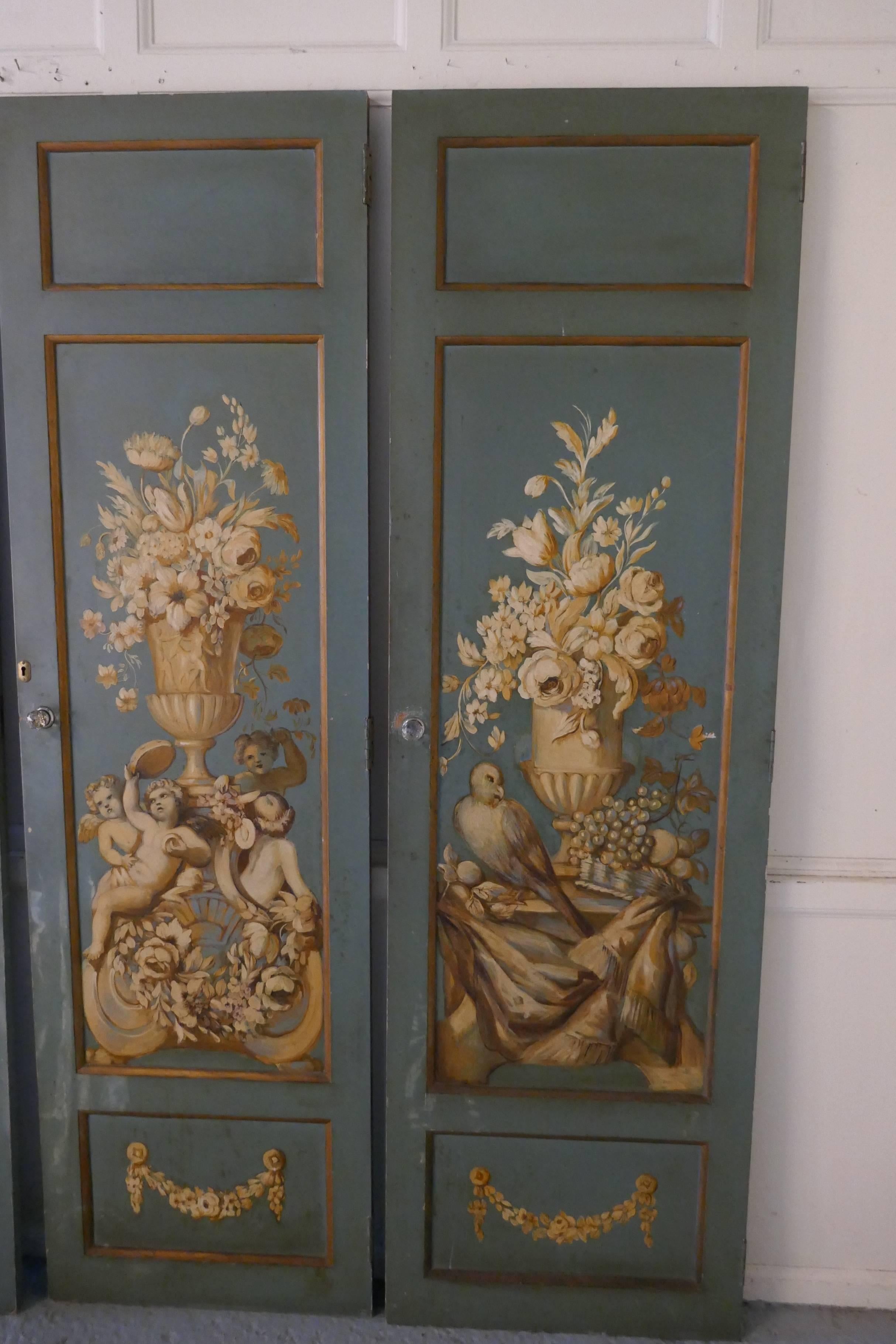 Decorative French Painted Doors 3