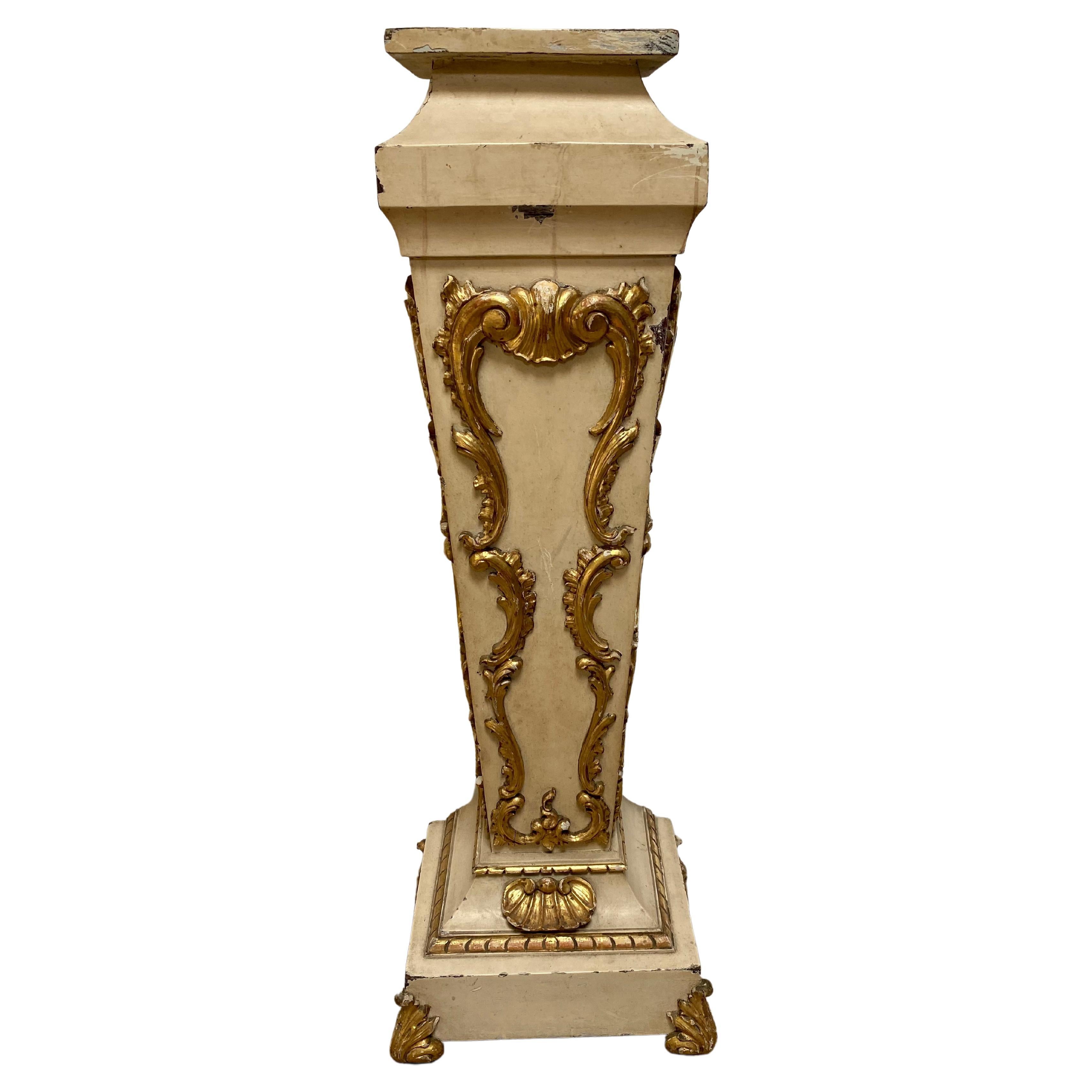 Decorative French Pedestal For Sale