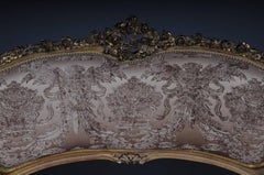 Sofá Decorativo Francés, Canapé en Louis Seize XVI