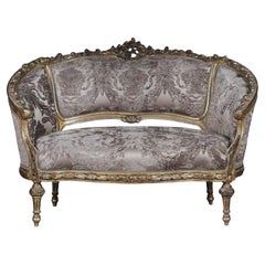 Decorative French Sofa, Canapé in Louis XVI Seize