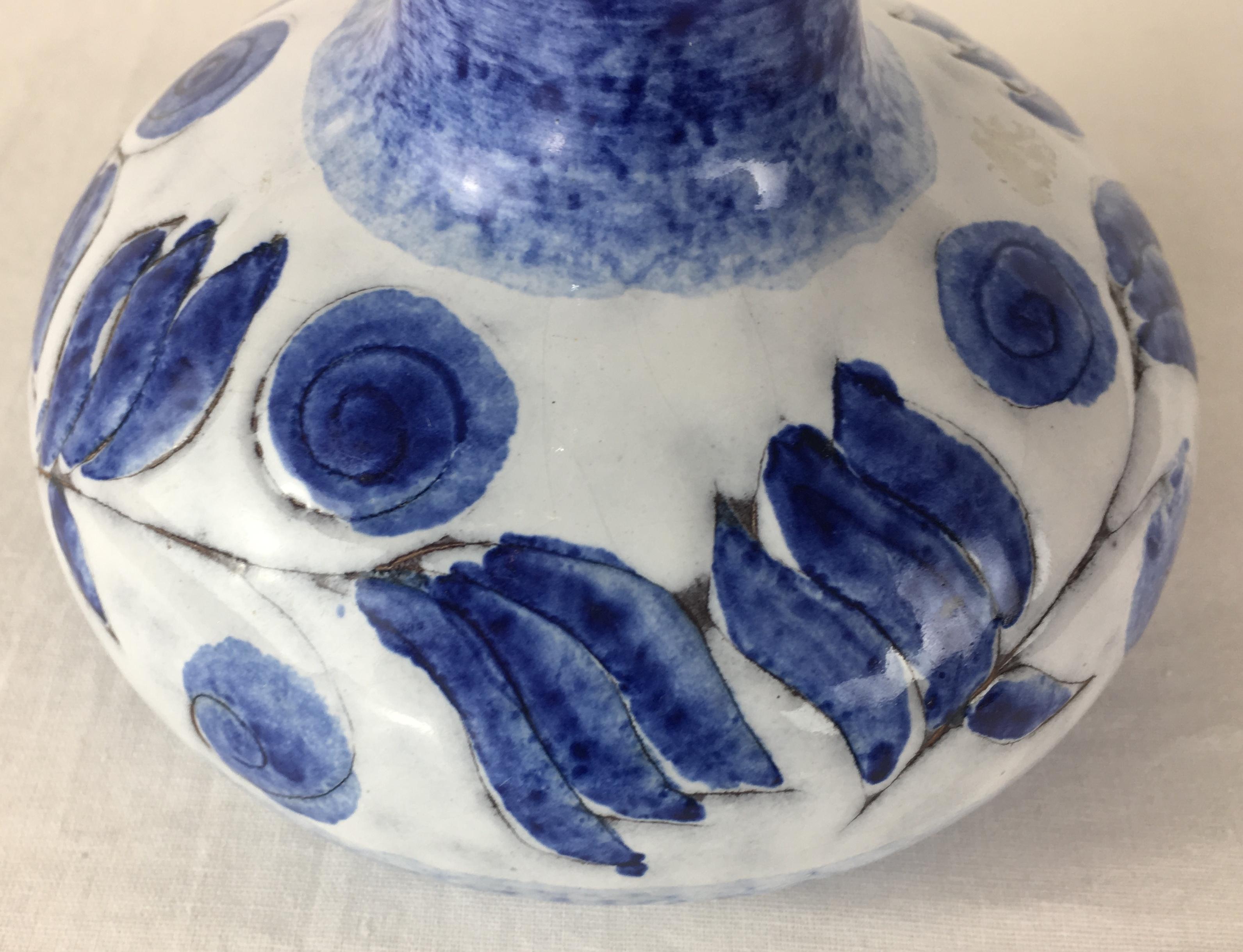 Vasija o jarra decorativa de cerámica francesa Studio Pottery Moderno de mediados de siglo en venta