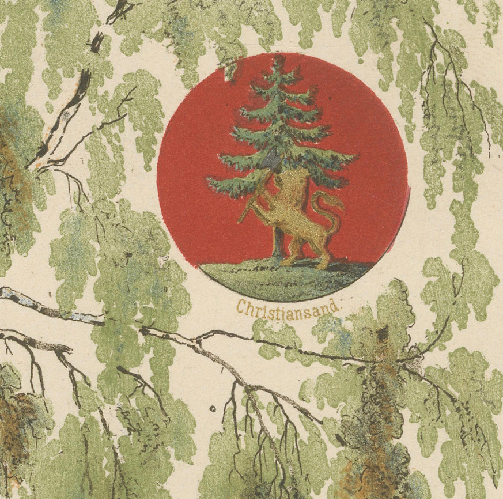 Decorative Frontispiece – Norwegian Regional Dress by Chr. Tønsberg For Sale 1