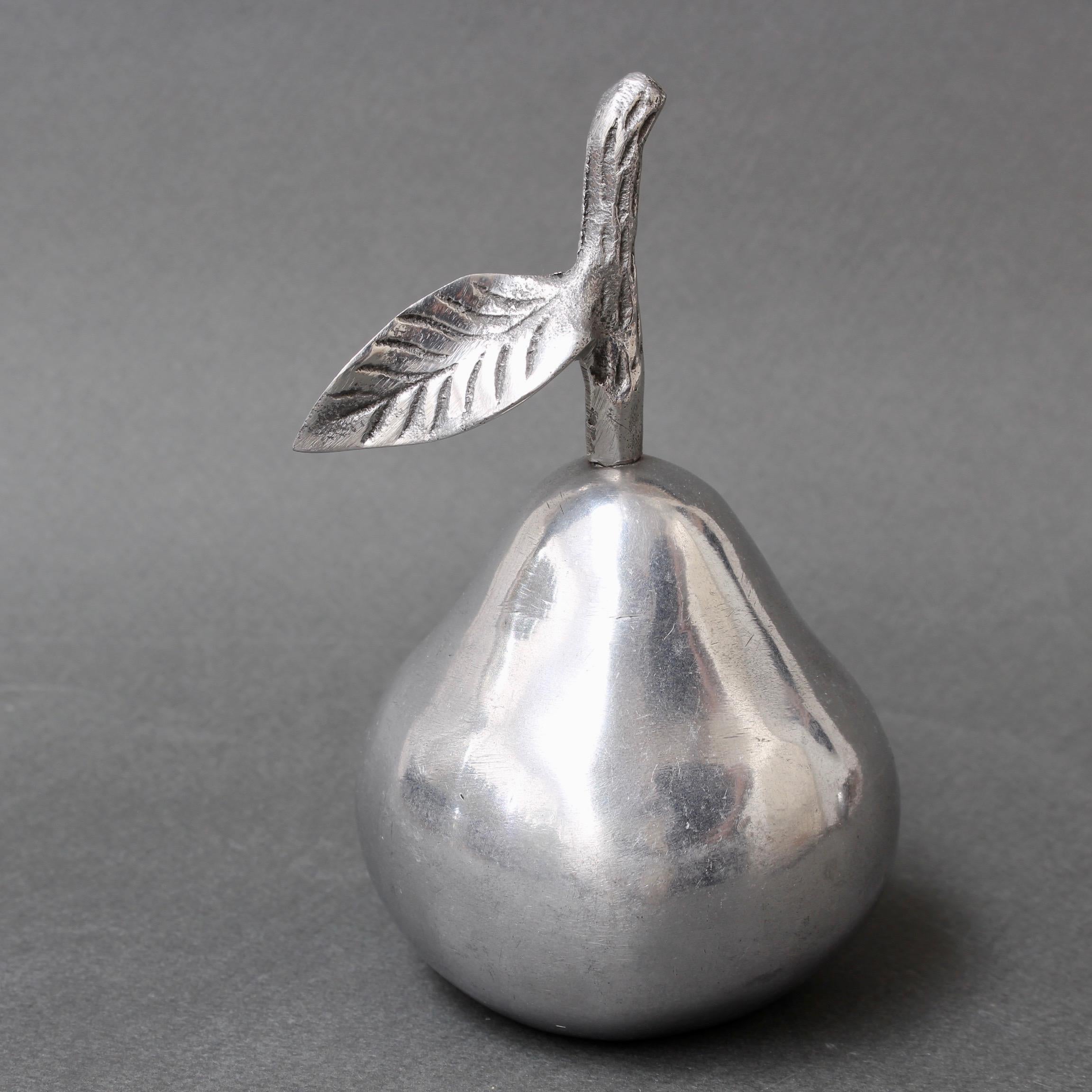 Decorative Fruit Pieces in Polished Aluminium, circa 1970s 4