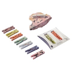 Decorative gemstone Laundry Clip MIXED