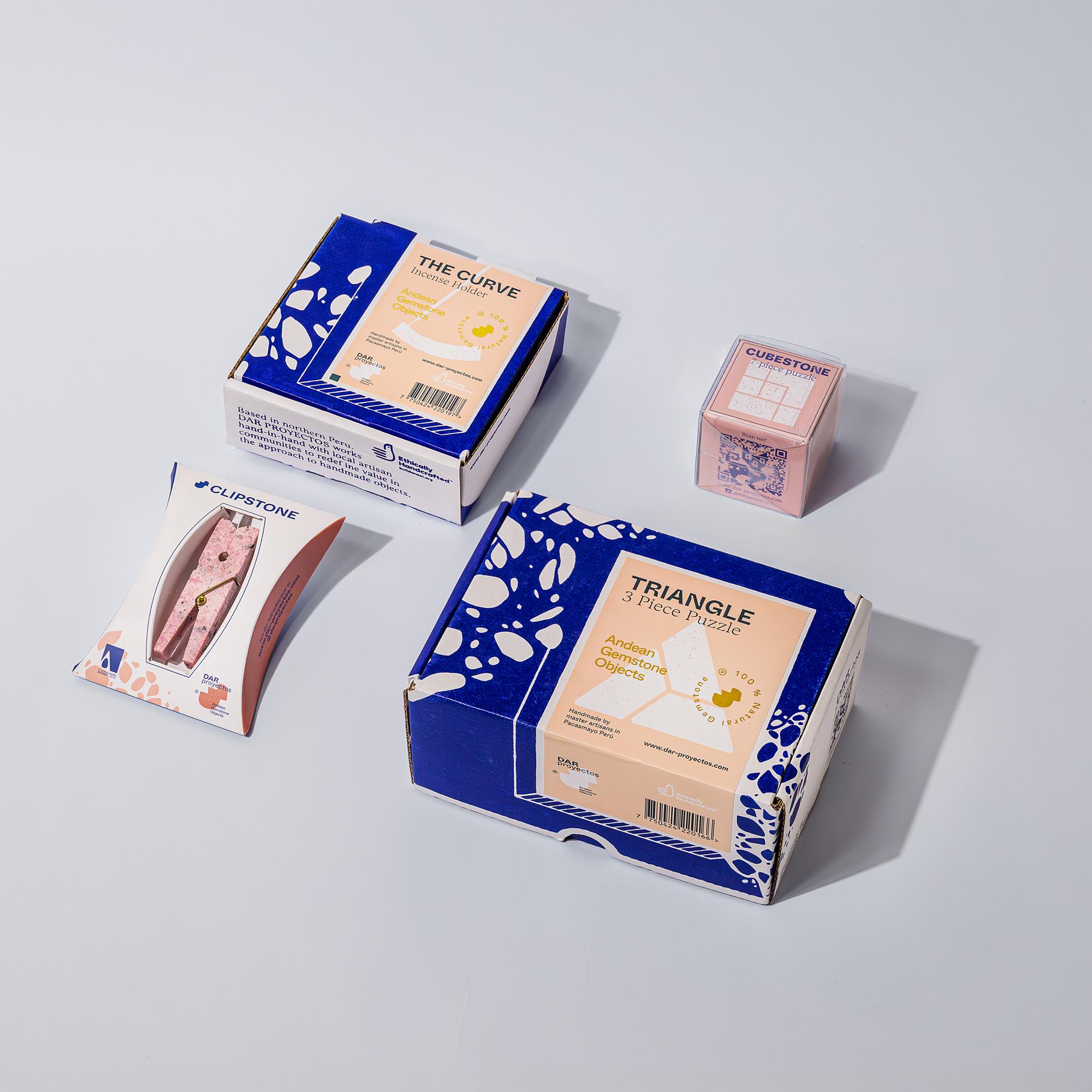 Dekorative Wäscheklammer aus Edelstein - Rhodonit Rosa (Peruanisch) im Angebot