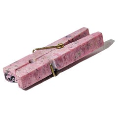 Decorative gemstone Laundry Clip - Rhodonite Pink