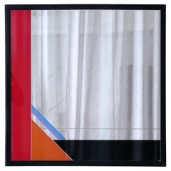 Specchio decorativo dell'artista italiano Eugenio Carmi, prodotto da Acerbis