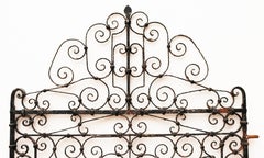 Decorative Georgian Style Wrought Iron Gate