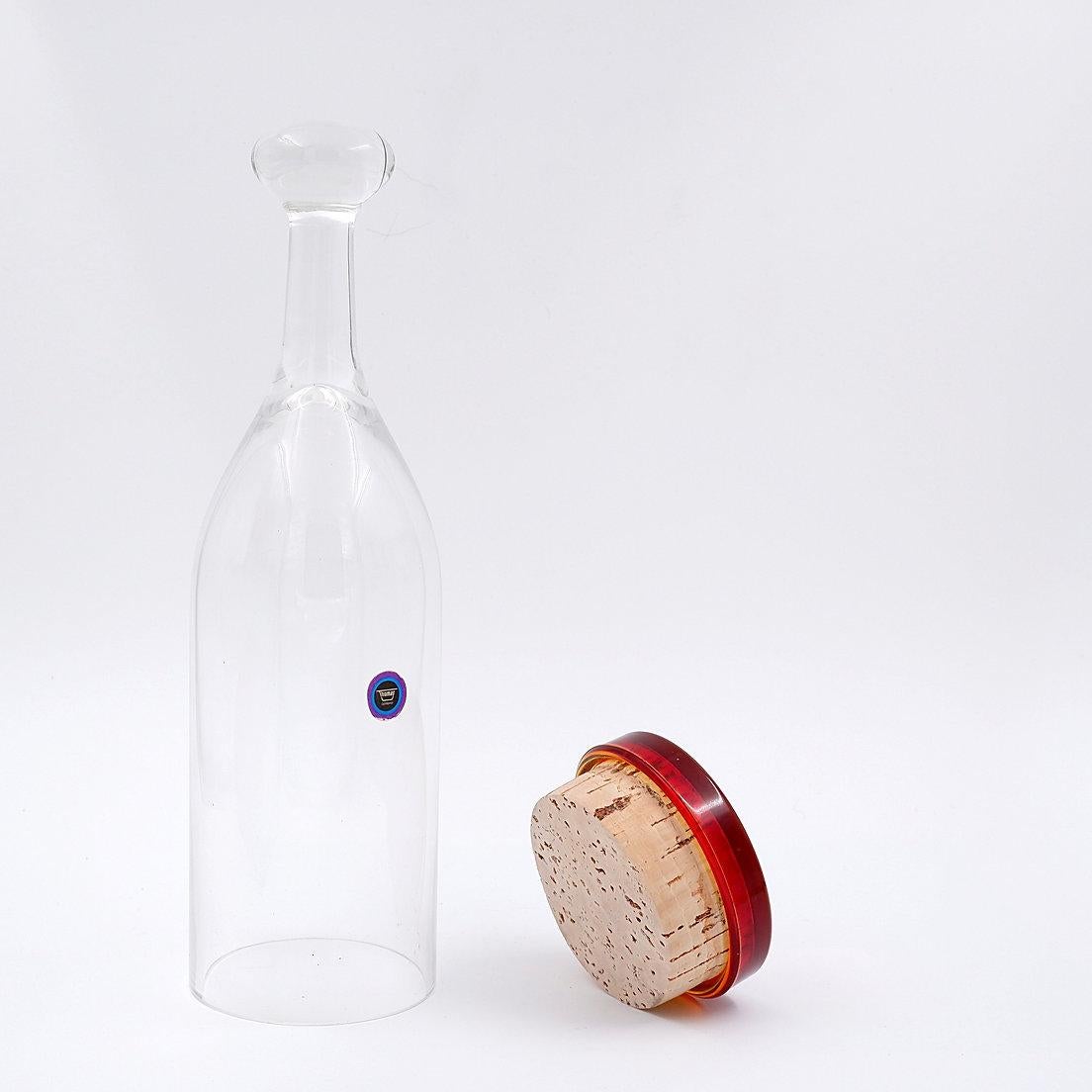 20ième siècle Bouteille décorative en verre - Thomas - Allemagne en vente