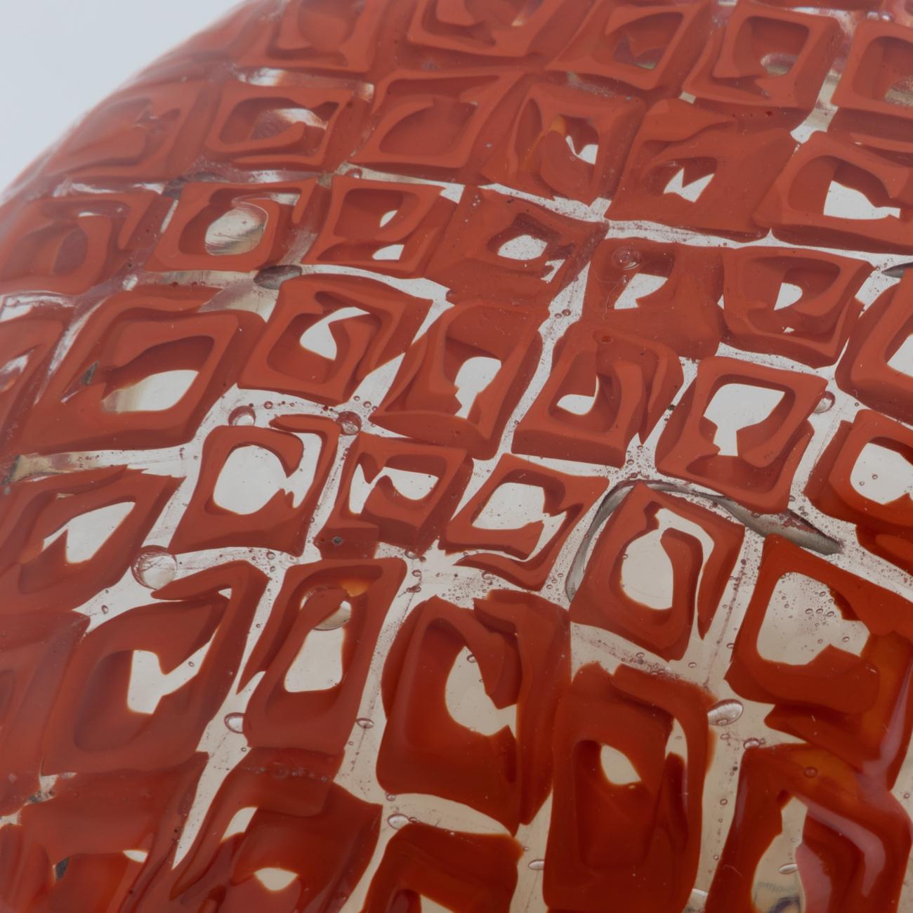 Dekorative Glasschachtel mit Murrine-Deckel, Ludovico Diaz de Santillana Venini Murano im Zustand „Gut“ im Angebot in Brussels, BE