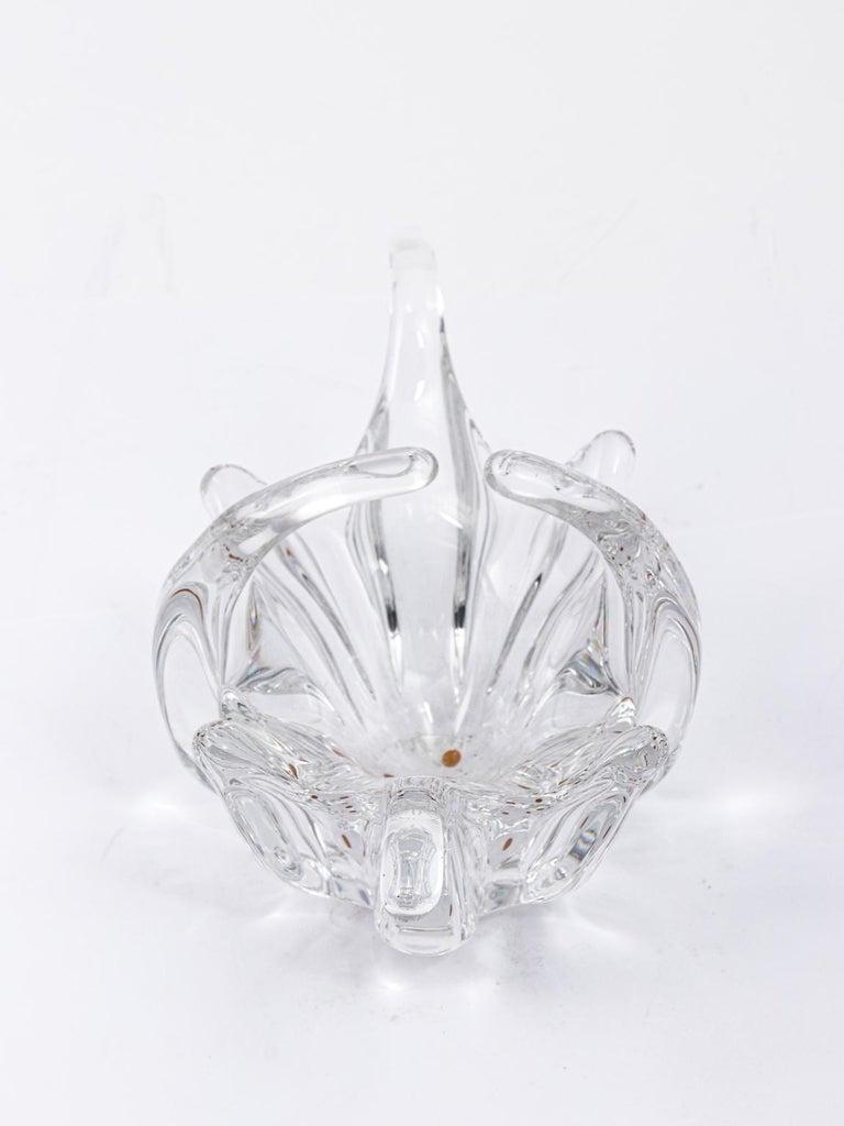 Modern Handkerchief Glass Dish In Good Condition For Sale In South Salem, NY