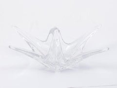 Modern Handkerchief Glass Bowl with Handle