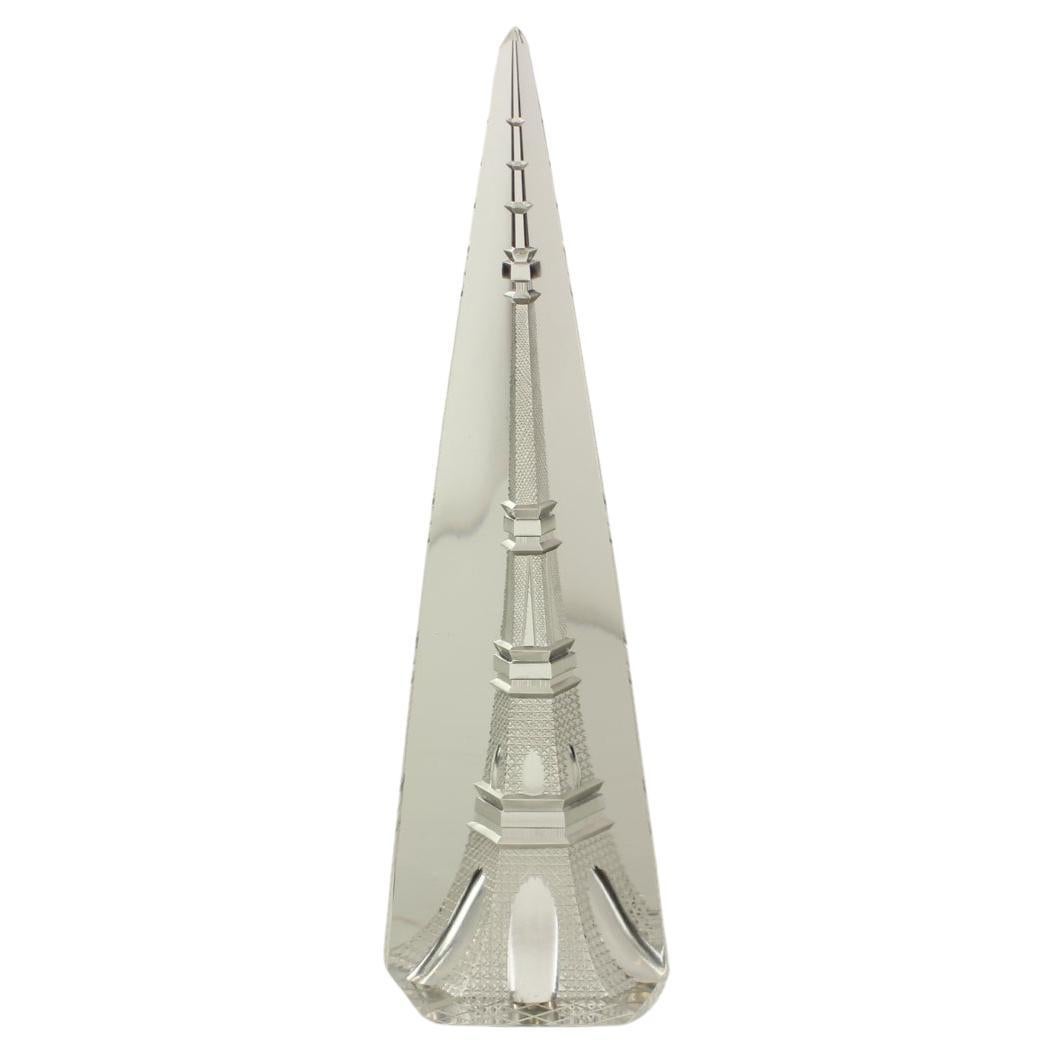 Decorative Glass "Eiffel Tower", Czechoslovakia, 1980's