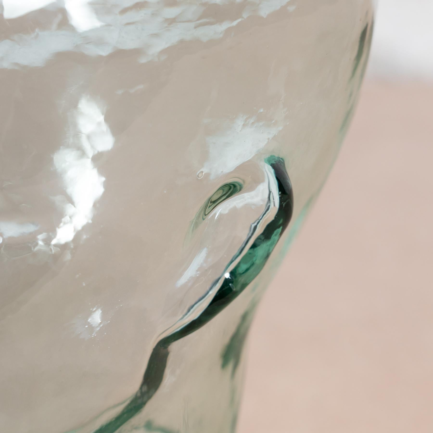 Scultura di testa in vetro decorativo, 1970 circa in vendita 1