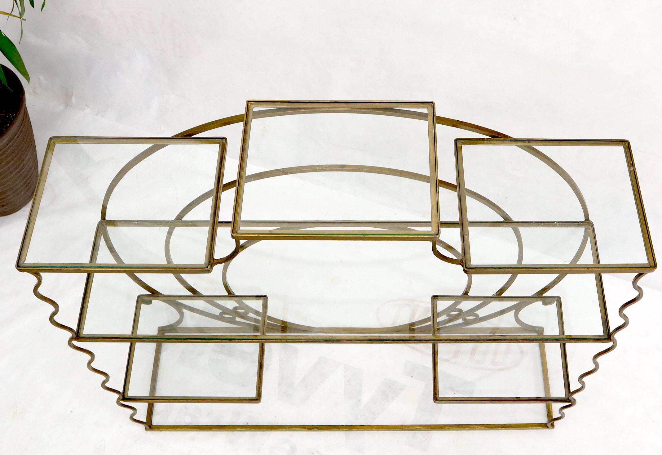 decorative glass shelves