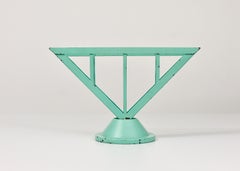 Dekorativer grüner Marianne Brandt Avantgarde-Schalenhalter aus dem Bauhaus, Ruppel, 1930er Jahre