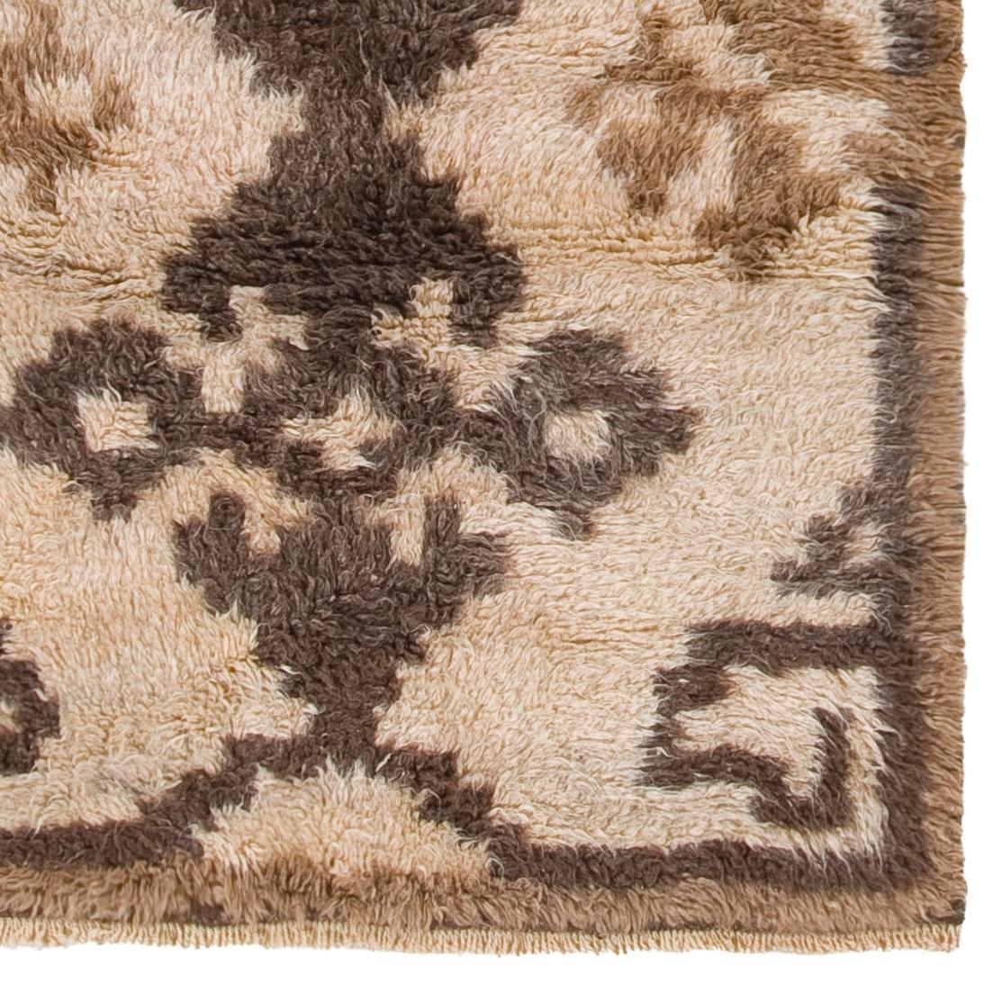 Alfombra decorativa Tulu anudada a mano, 100% lana natural. Opciones personalizadas disponibles en Nuevo estado para la venta en Spring Valley, NY