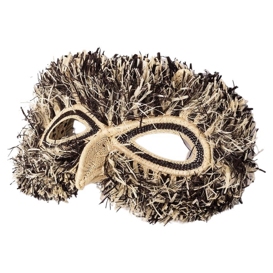 Mascara, masque décoratif tissé à la main du Panama, par Ethic&Tropic en vente