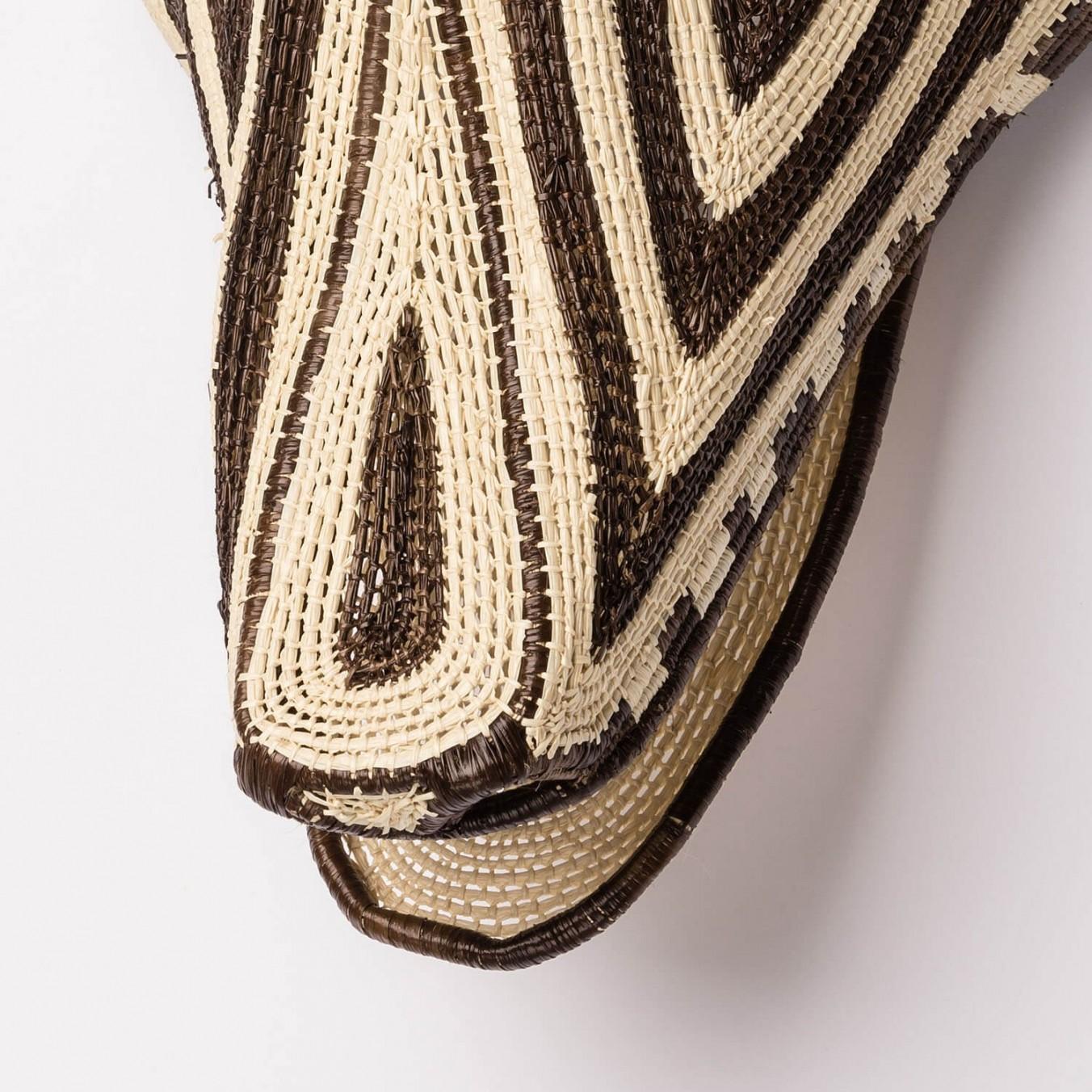 Decorative hand-woven mask from Panama, Nemboro by Ethic&Tropic In New Condition For Sale In Warsaw, PL