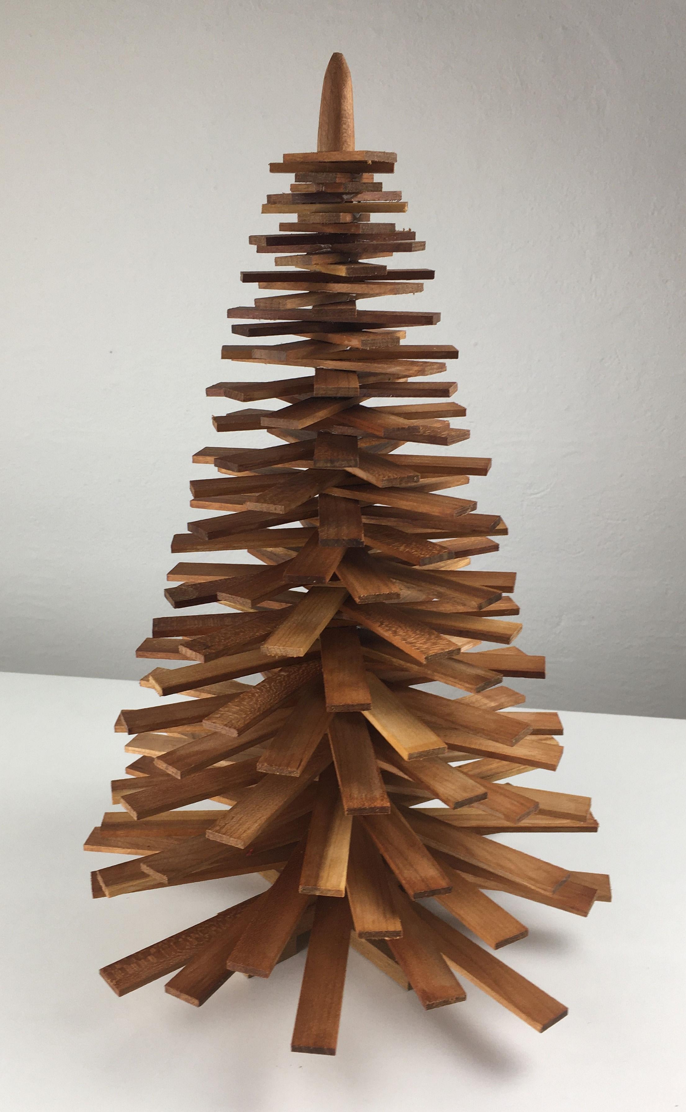 Decorative Handmade Wooden Christmas Trees For Sale at 1stDibs | lapin ...