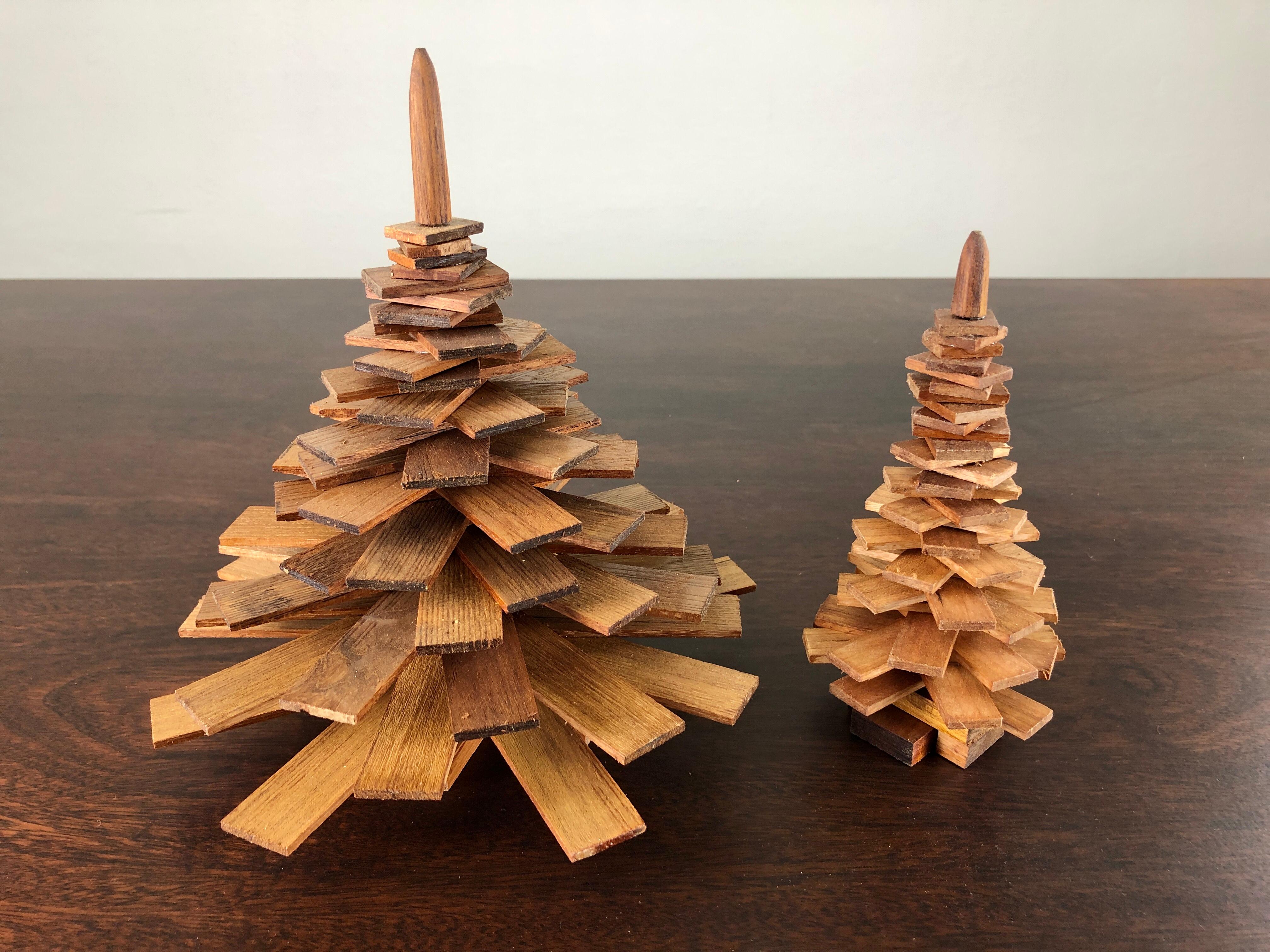 Danish Decorative Handmade Wooden Christmas Trees
