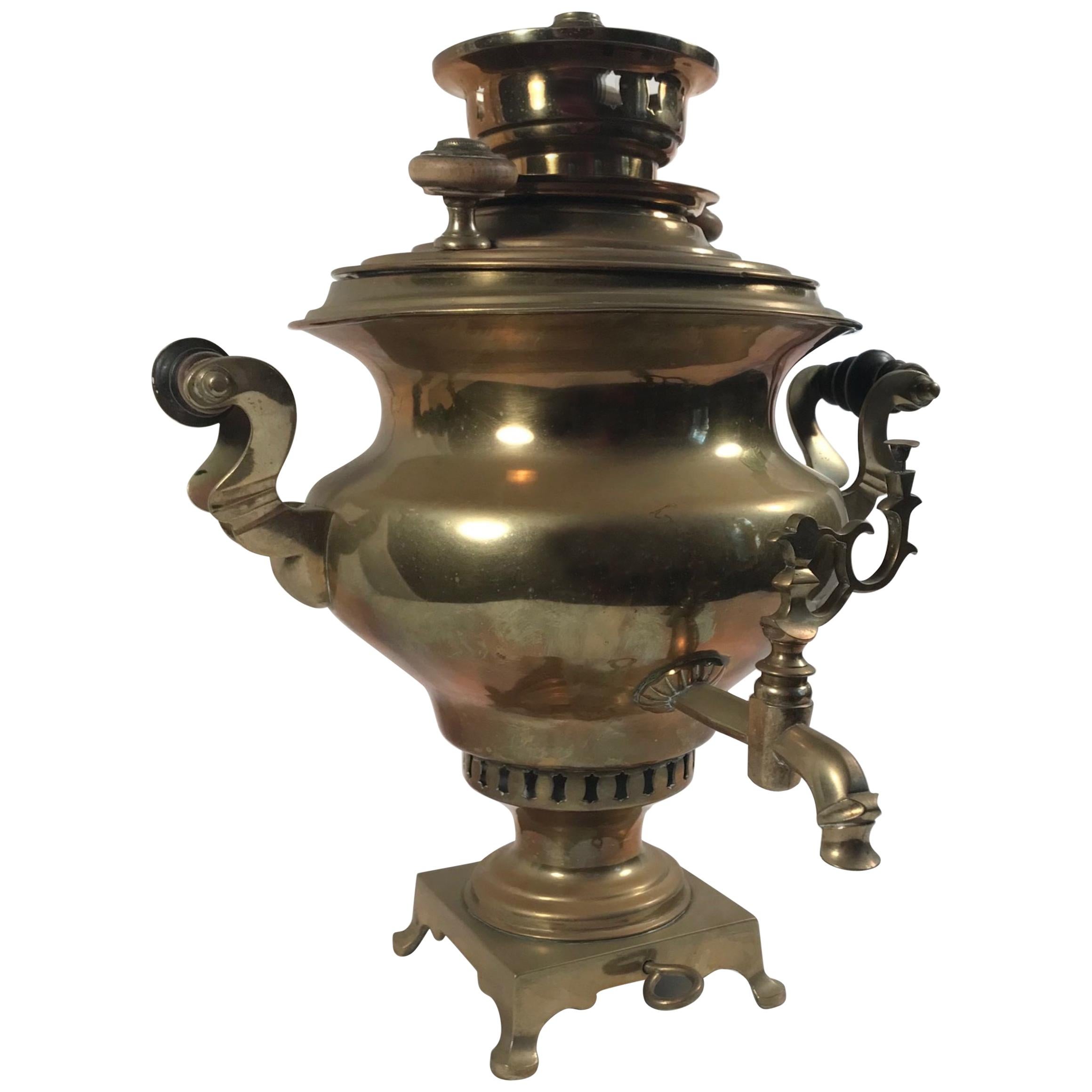 Decorative Imperial Russian Samovar, Late 19th Century at 1stDibs