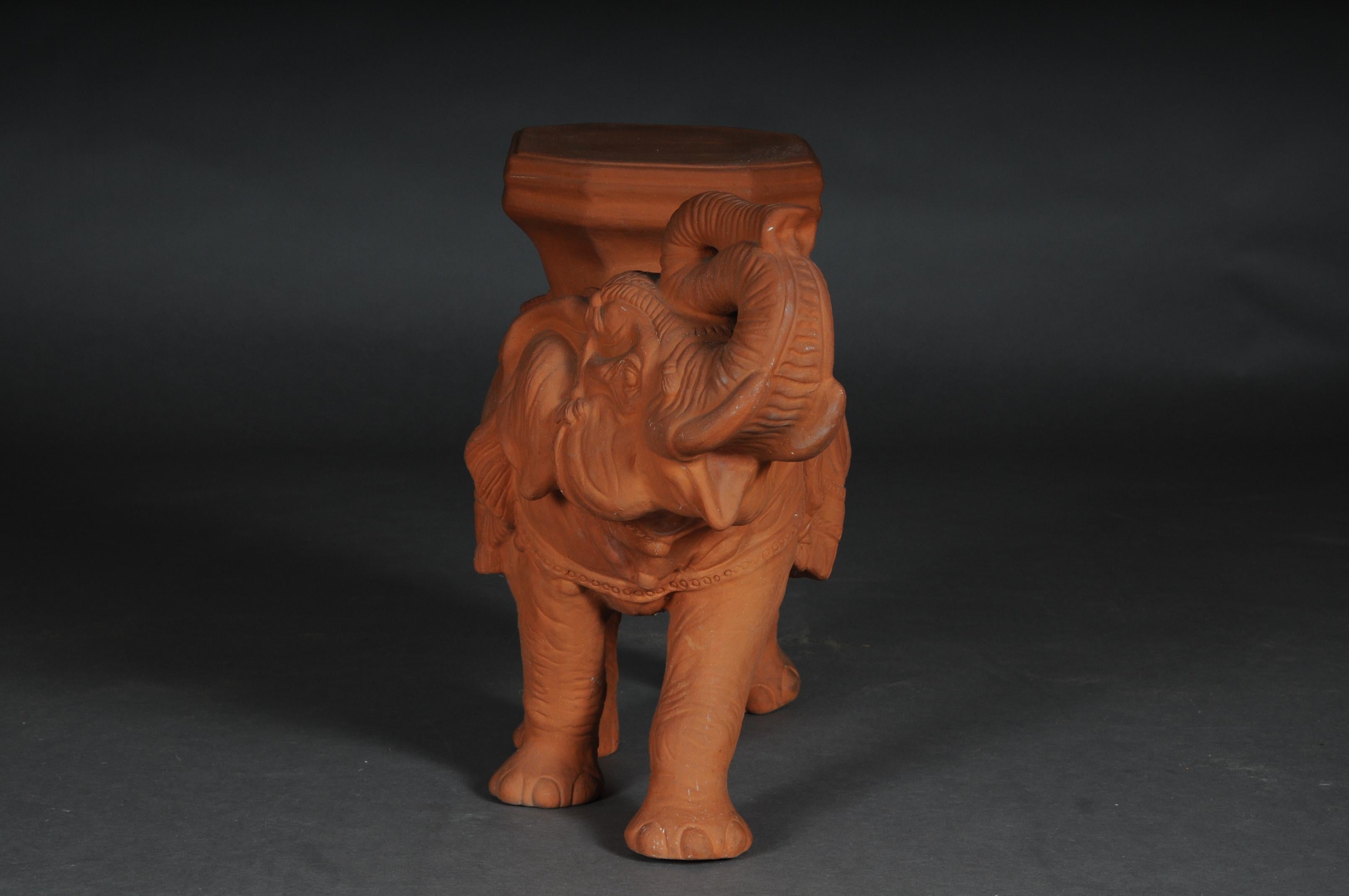 indian terracotta elephant