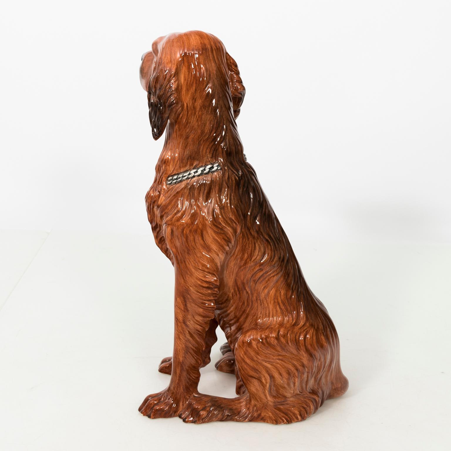 Decorative Irish Setter Statue 5