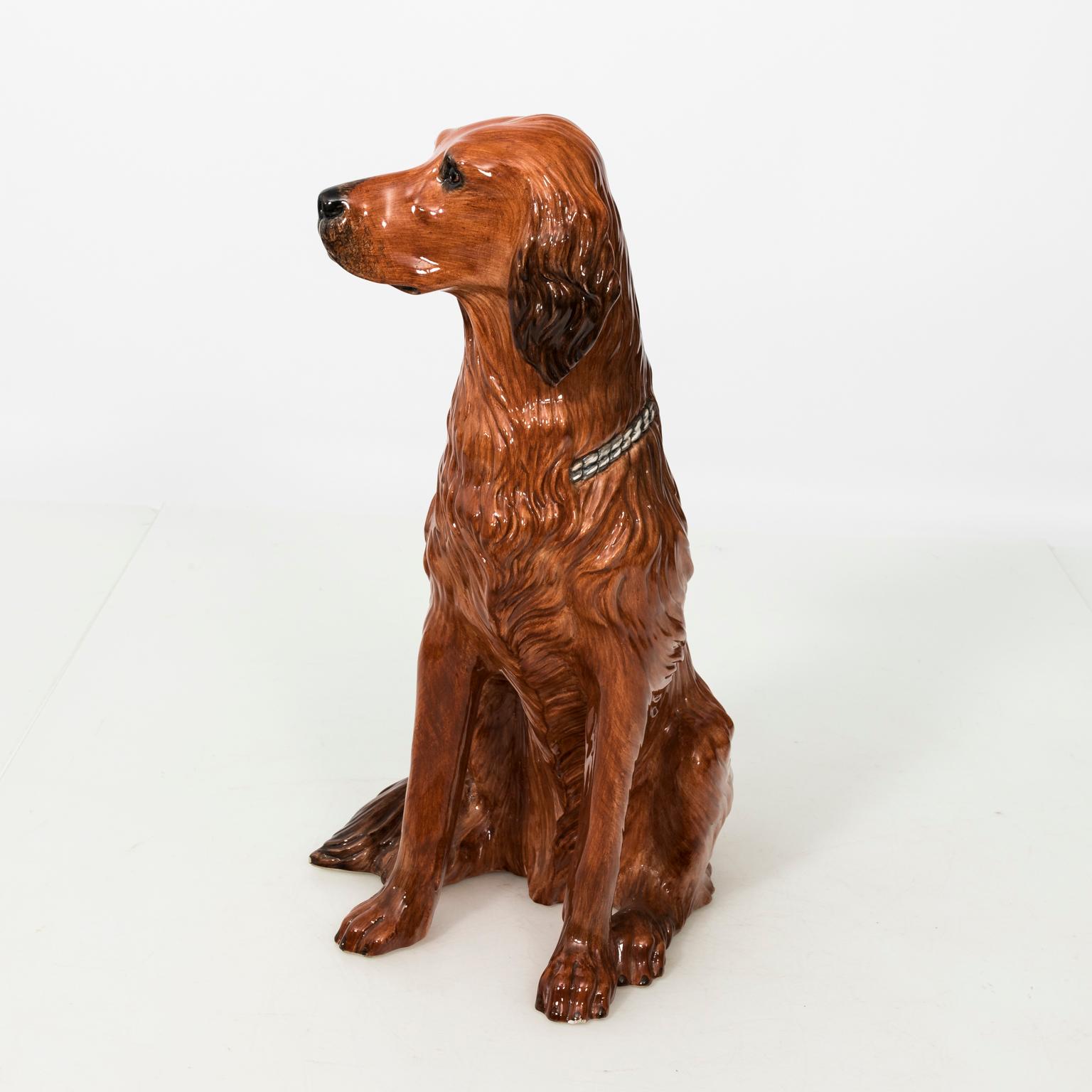 Decorative Irish Setter Statue 6