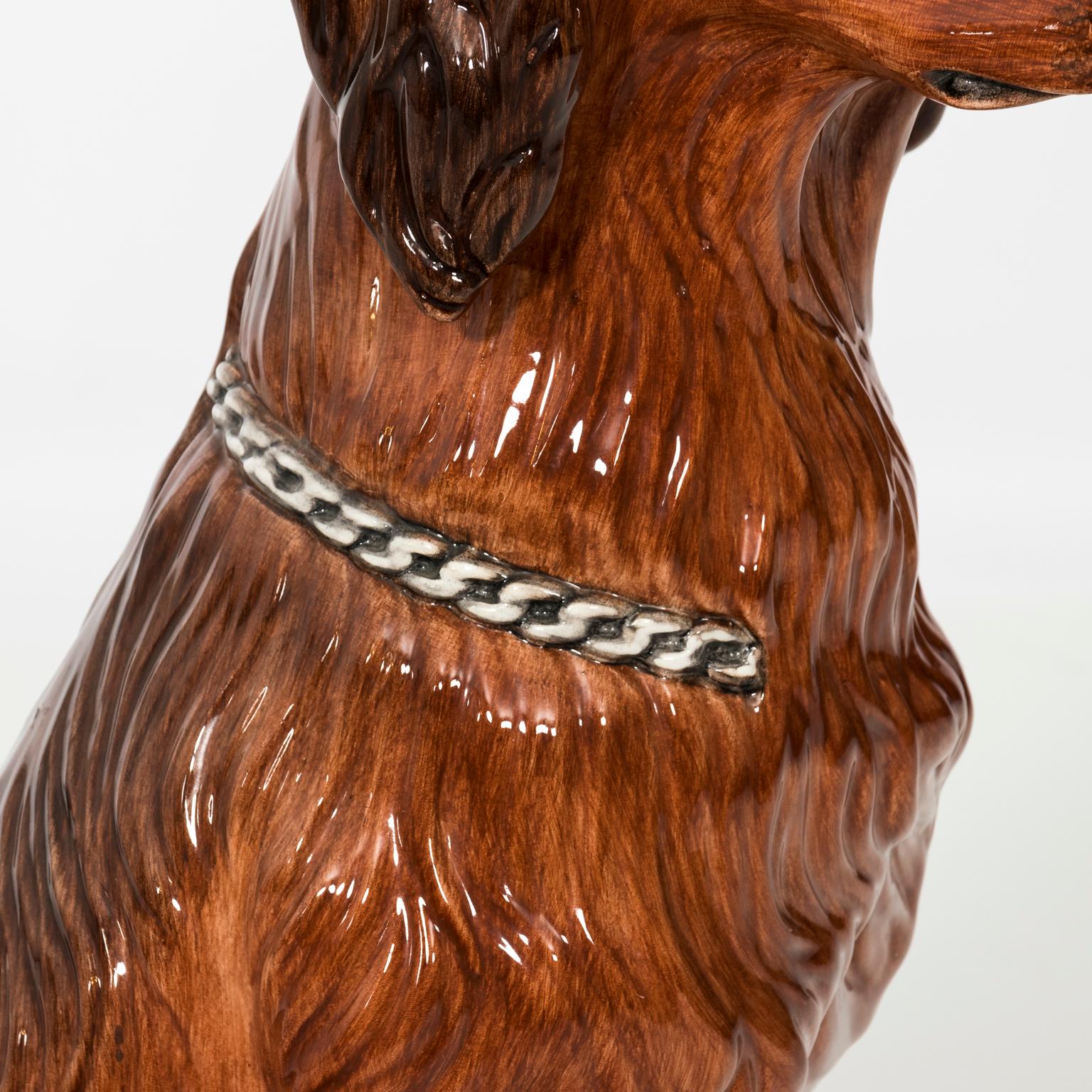 20th Century Decorative Irish Setter Statue