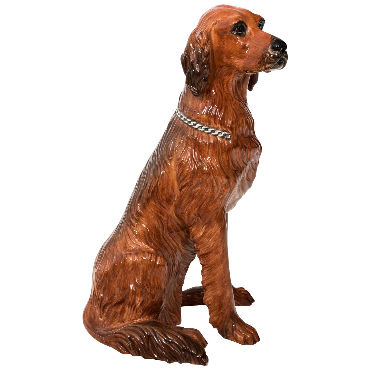 Decorative Irish Setter Statue