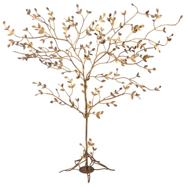 Decorative Iron Tree Form, circa 1930s at 1stDibs