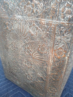Decorative Islamic Style Copper Tinned Chest