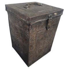 Decorative Islamic Style Copper Tinned Chest