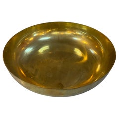 Decorative Italian Brass Bowl, Italy, 1950