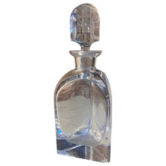 Bottiglia decorativa in cristallo italiano 1940