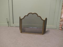 Parafuoco decorativo italiano Foldes in ottone