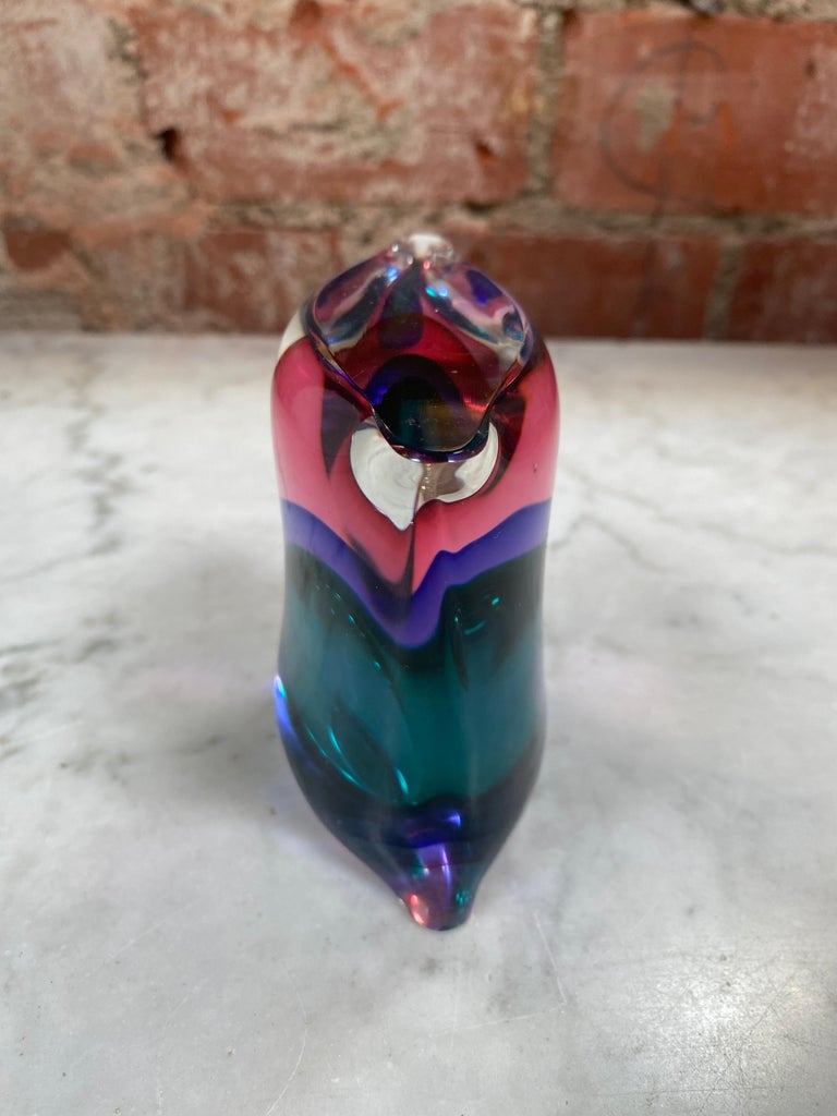 Decorative Italian Glass Paper Holder, 1950s For Sale at 1stDibs