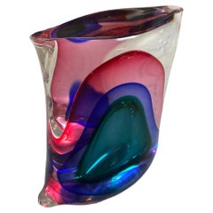 Decorative Italian Glass Paper Holder, 1950s