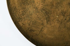 Decorative Japanese Brass Plate