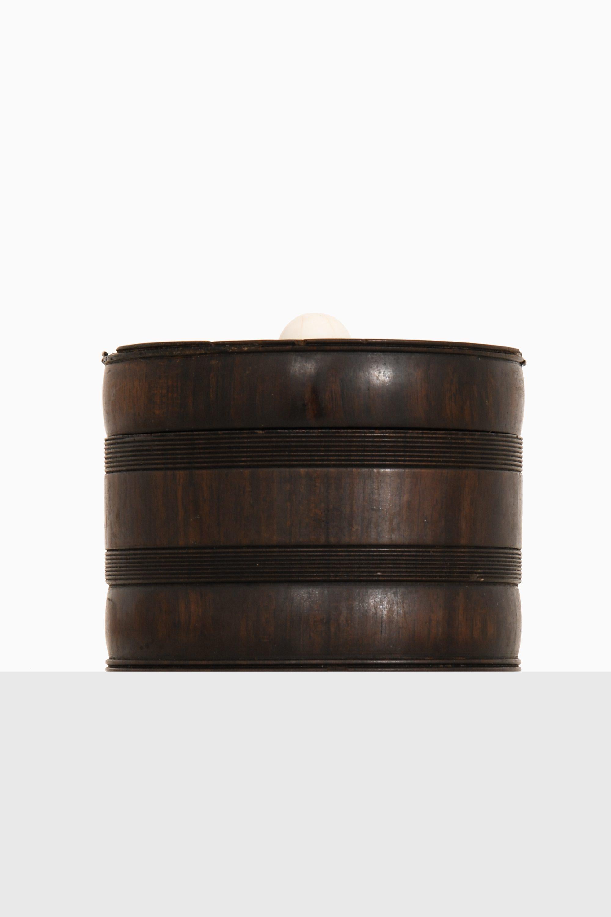 Decorative Jar in Ebenholz, 1950's

Additional Information:
Material: Ebenholz
Dimensions (W x D x H): 9 x 9 x 7.5 cm