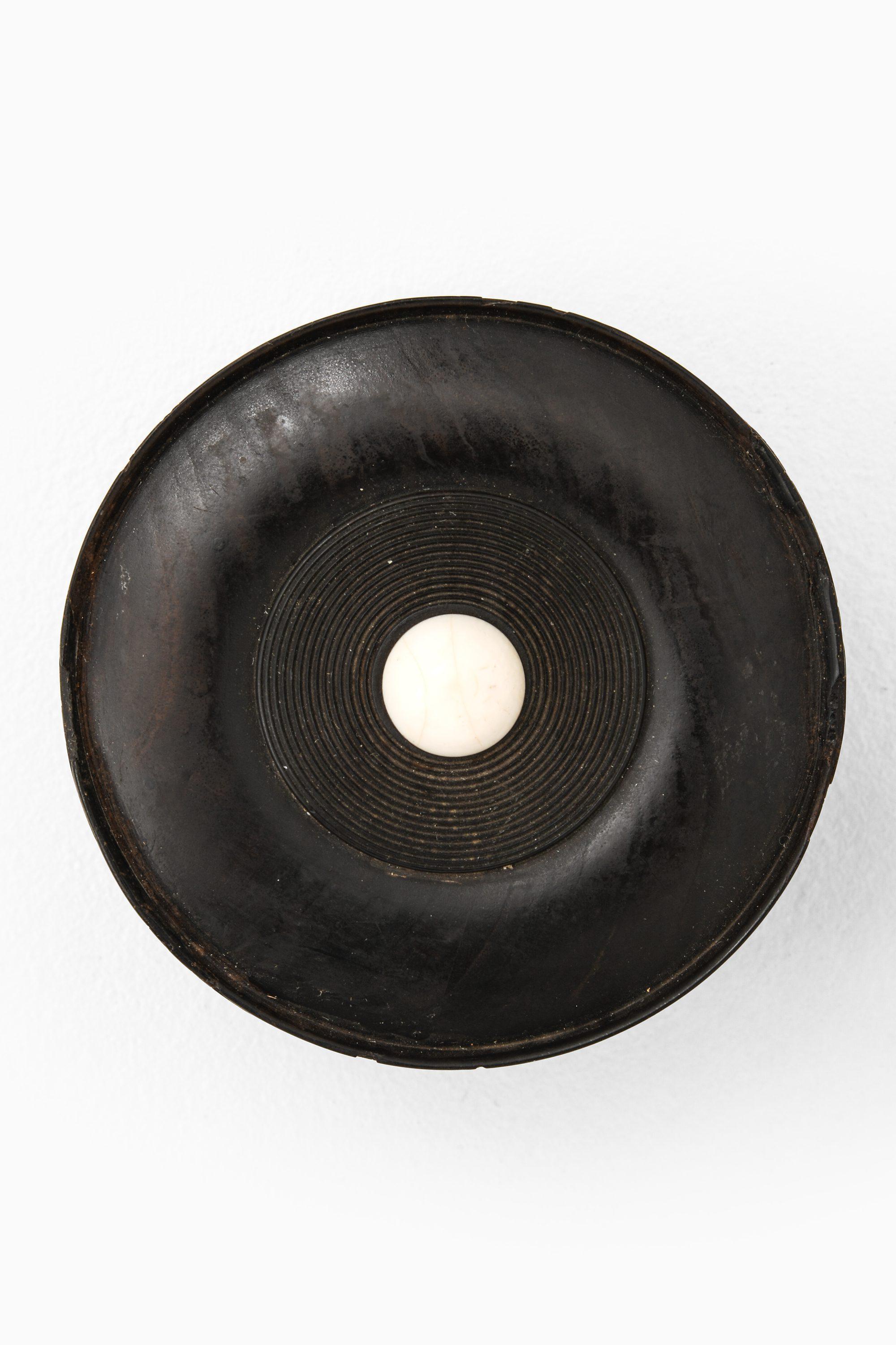 20th Century Decorative Jar in Ebenholz, 1950's For Sale