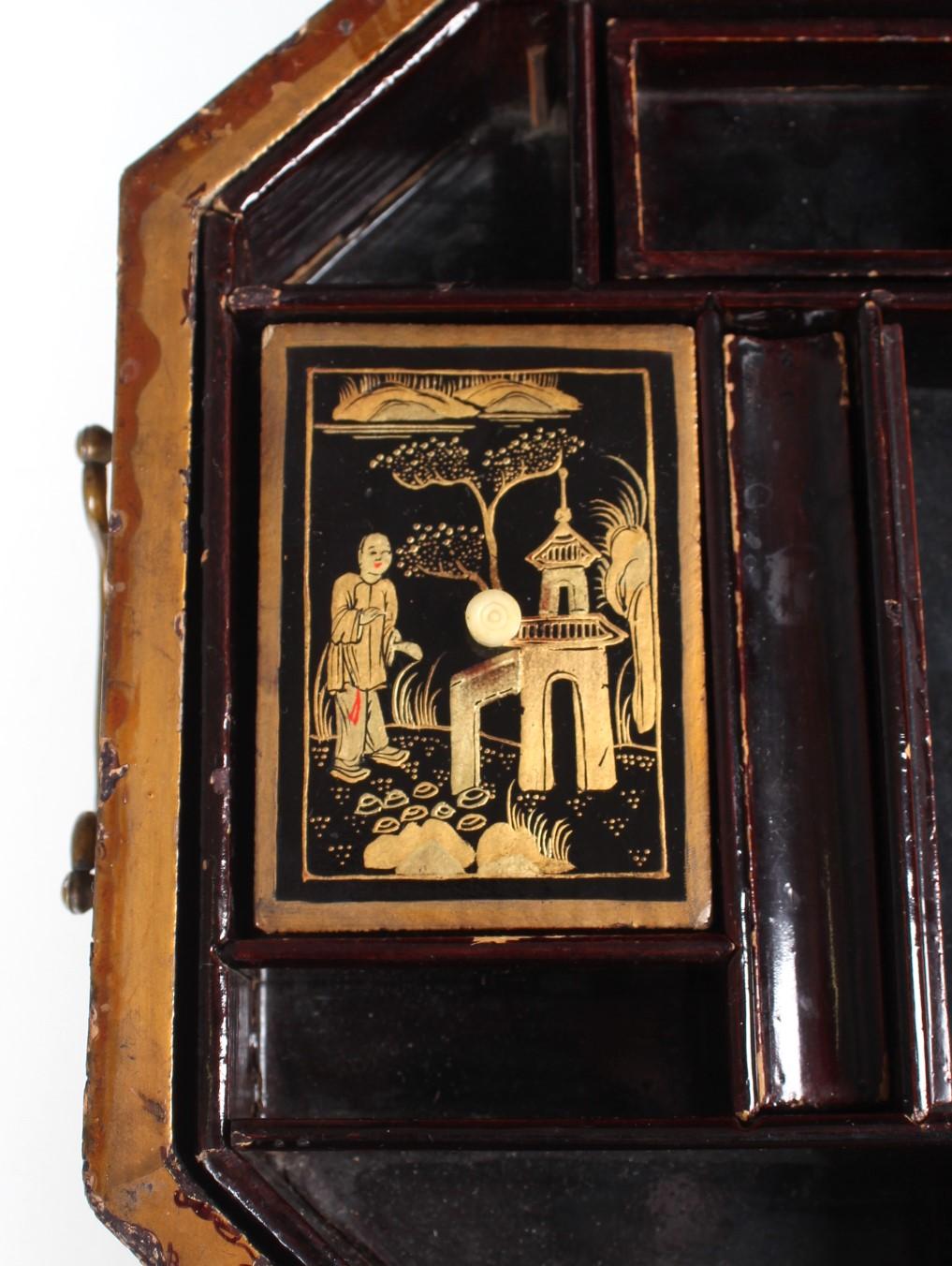Decorative Jewelry Box with Fine Chinoiserie 1