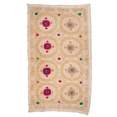 Decorative Large mid 20th C. Suzani from Uzbekistan