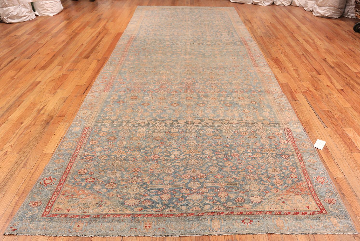 Antique Persian Malayer Rug. Size: 6 ft 8 in x 18 ft 7 in For Sale 2
